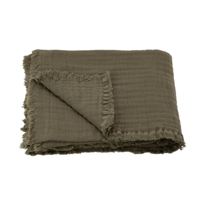 Haomy  Vanly plaid 100% katoen - diverse kleuren - Oosterlinck