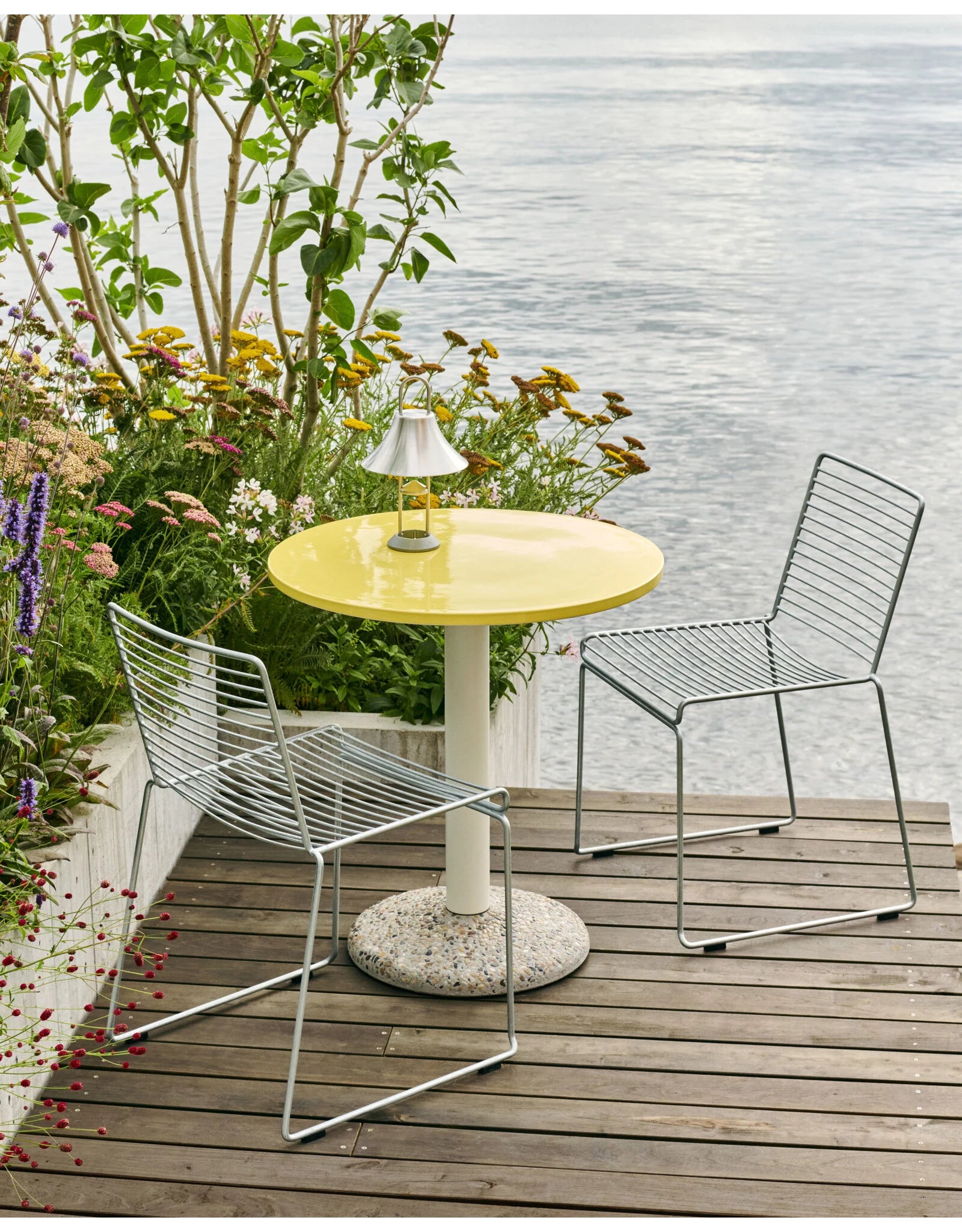 Hay Ceramic outdoor tafel yellow 70cm - 40% korting