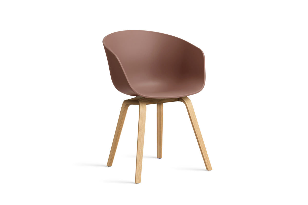 HAY - About a chair AAC22 - onderstel helder gelakt eik - diverse kleuren - Oosterlinck