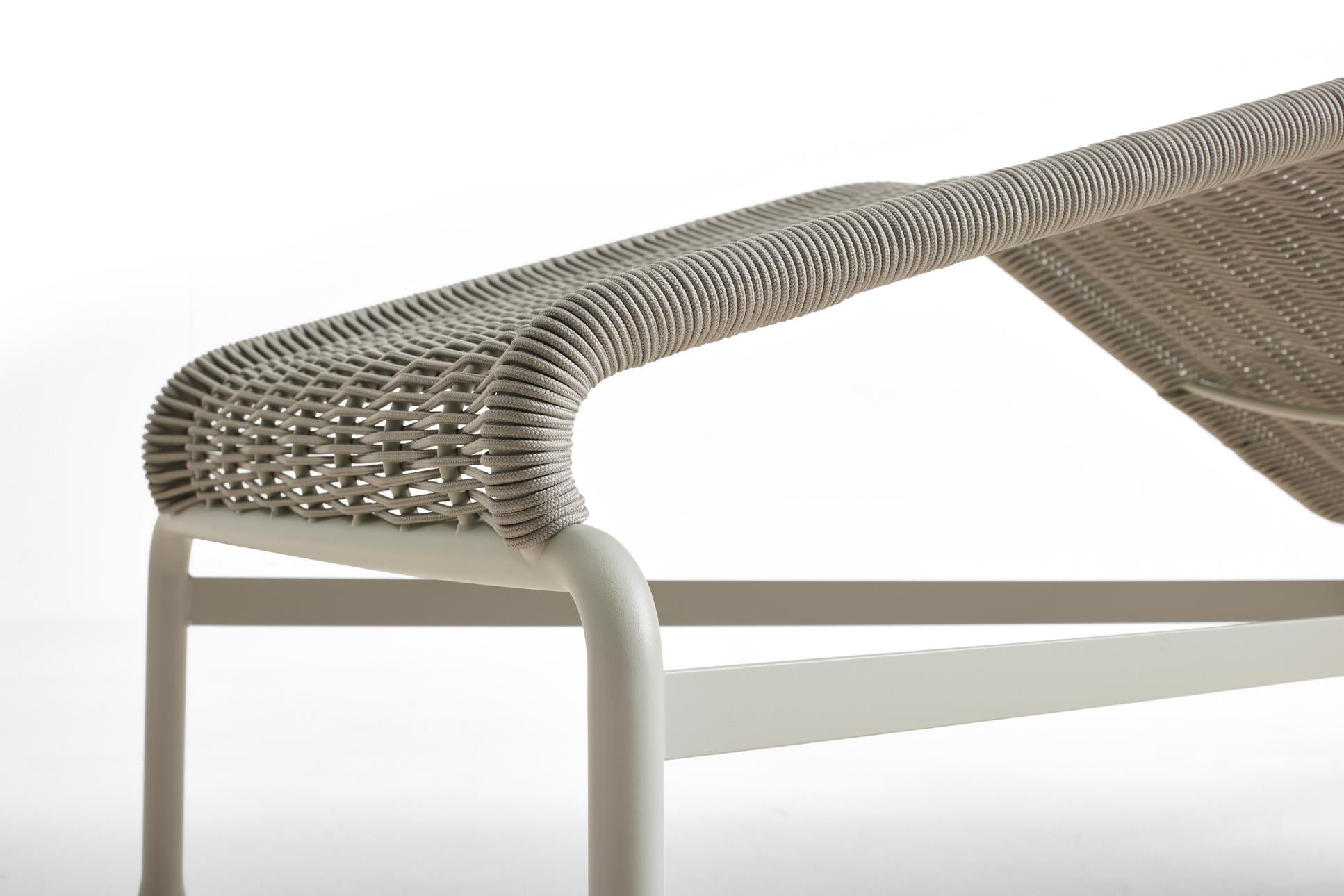 Hay Palissade Cord chaise longue - Oosterlinck