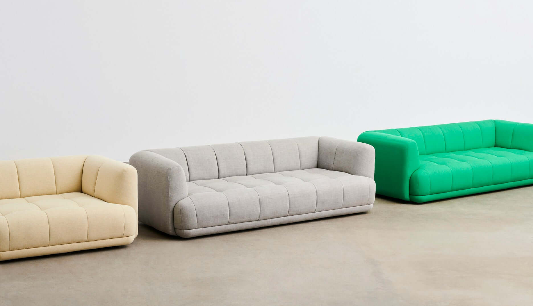 HAY - Quilton sofa - 3 seater - Oosterlinck