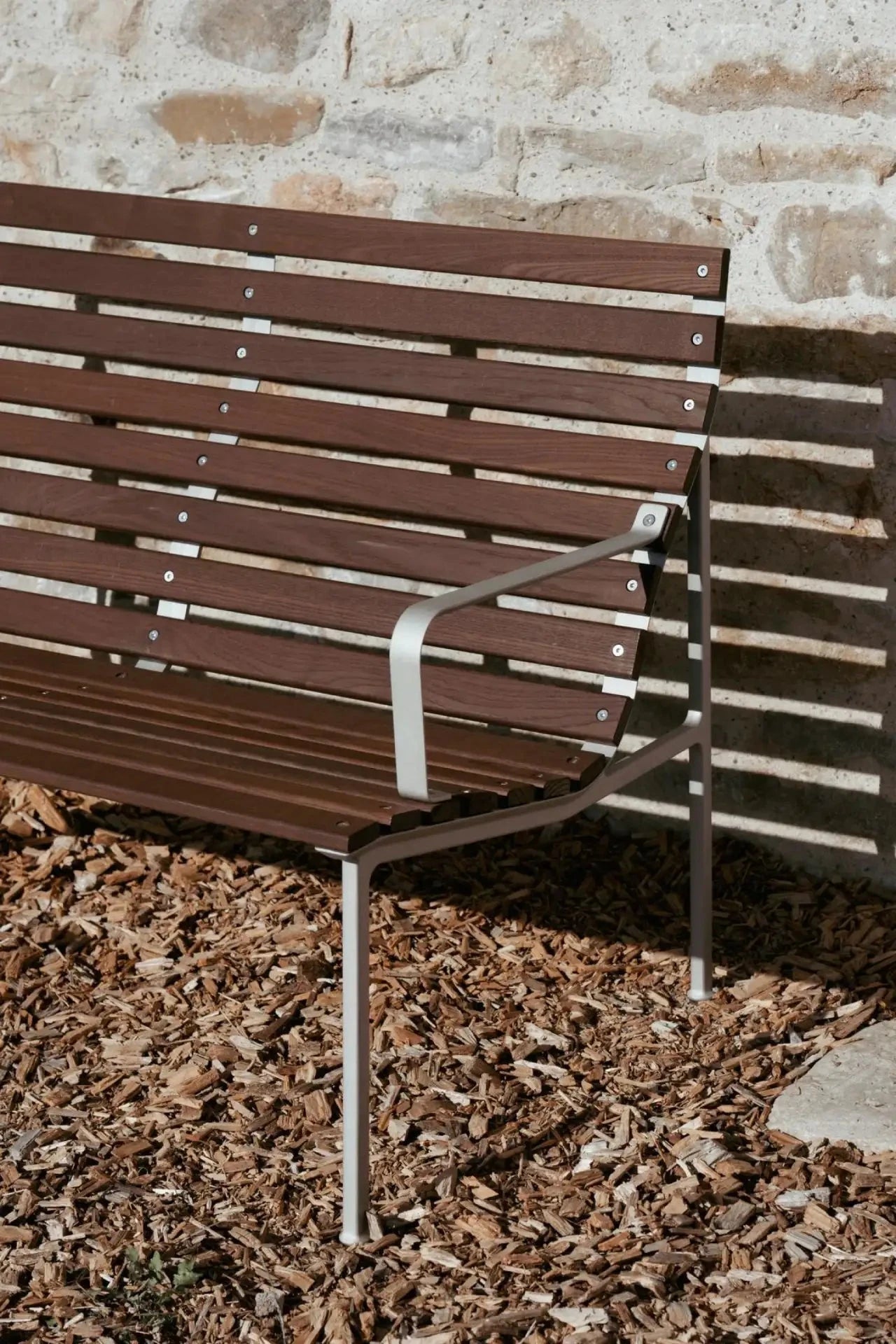 Hay Traverse loungebank met armsteun - Oosterlinck