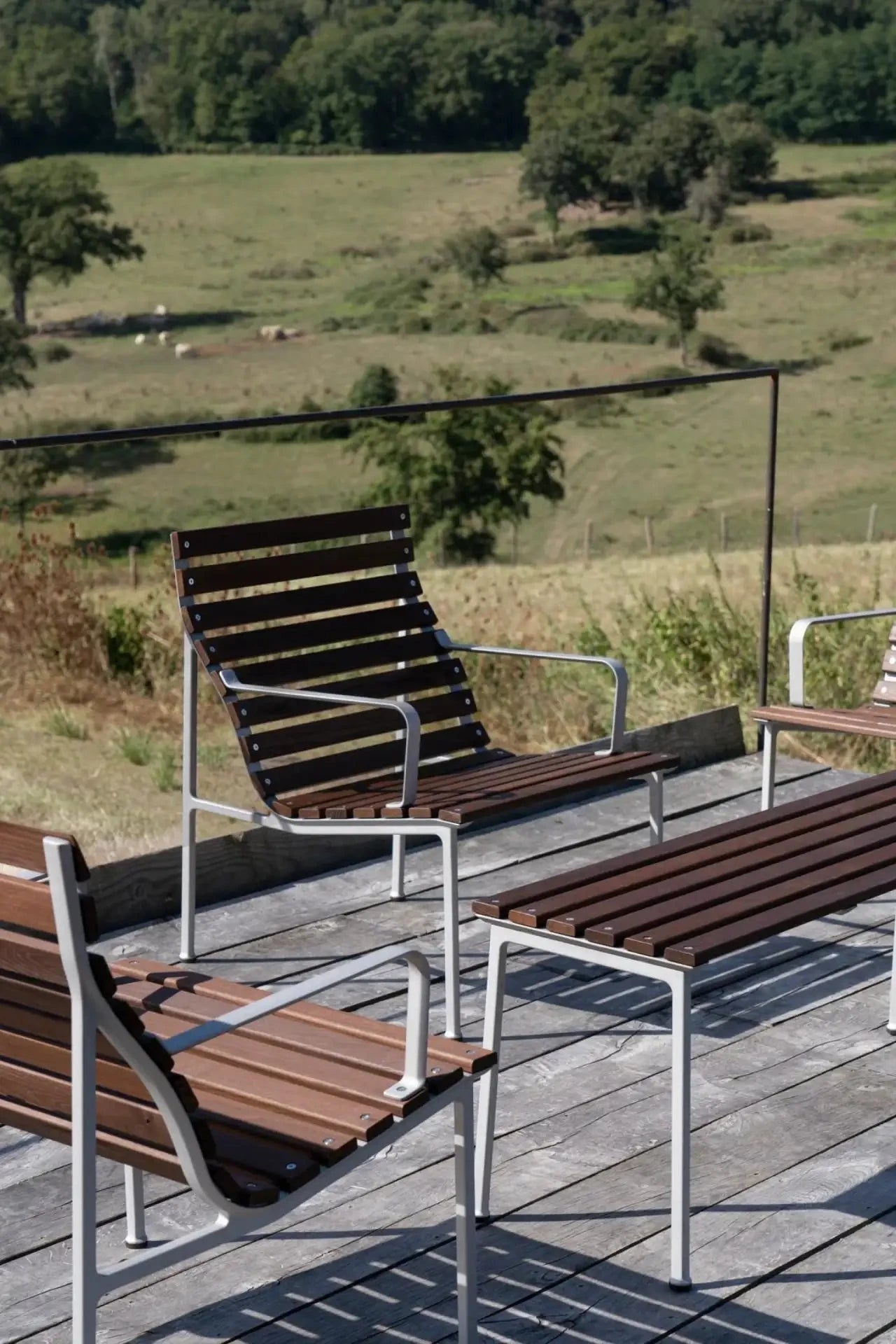 Hay Traverse loungestoel met arm - Oosterlinck