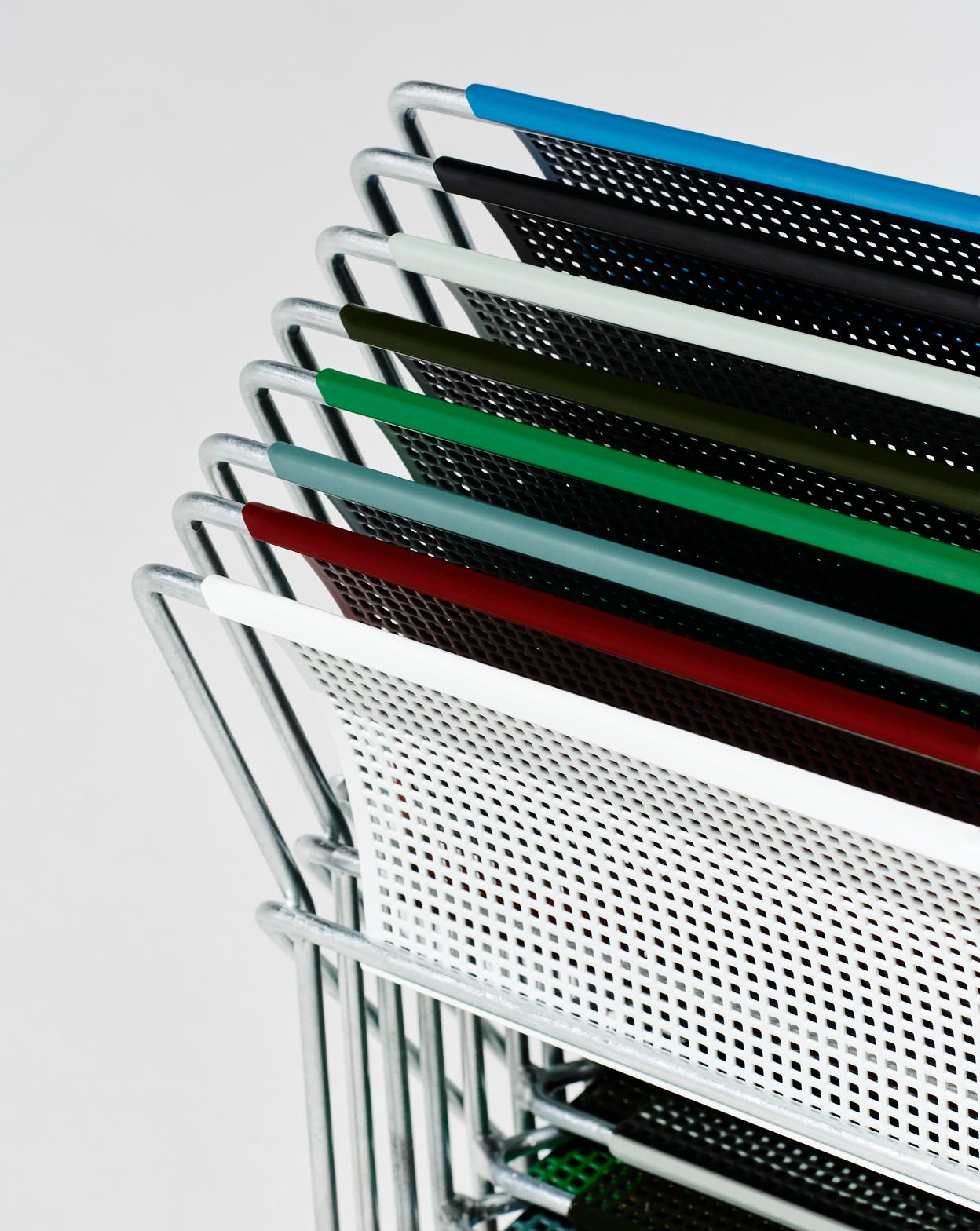 Hay X-line stoel - gegalvaniseerd onderstel - Oosterlinck