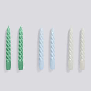 Hay Candle Twist set - verschillende kleuren - Oosterlinck