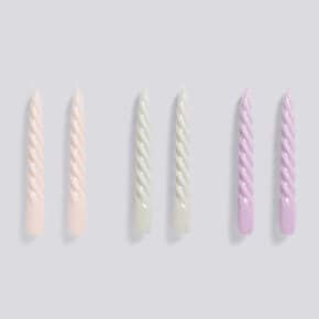 Hay Candle Twist set - verschillende kleuren - Oosterlinck