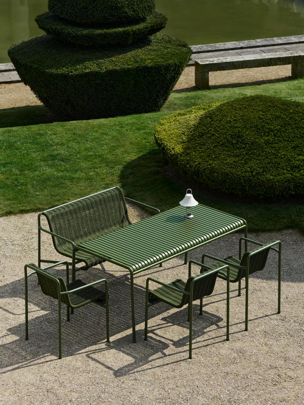 Hay Palissade Cord dining bench - Oosterlinck