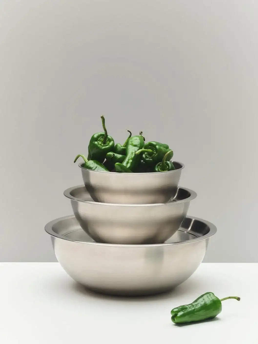 Hay  Steel Bowl / RVS kom - set van 2 - Oosterlinck Home