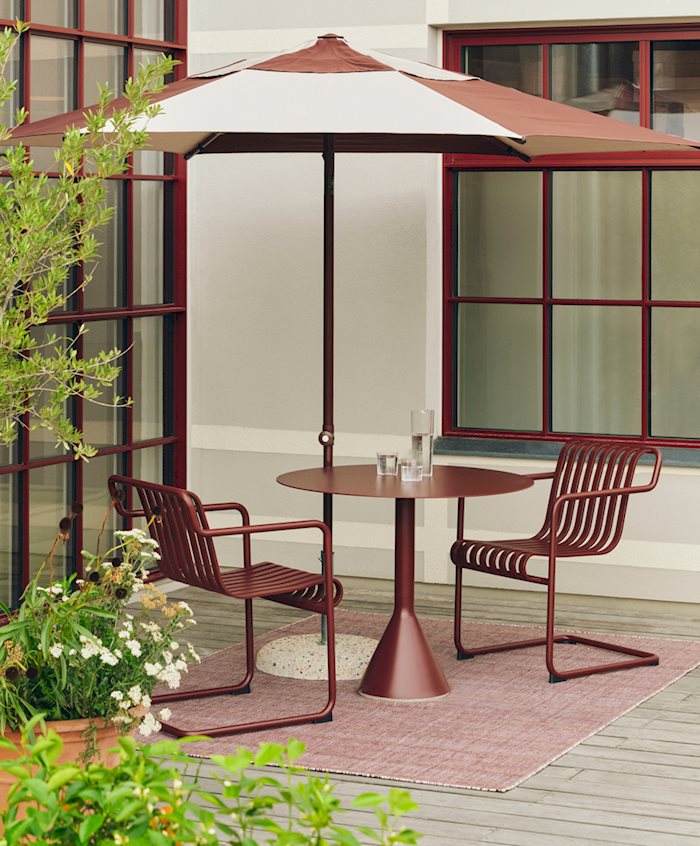 HAY  Haze rug outdoor tapijt Iron Red 230 x 230cm - Oosterlinck Home