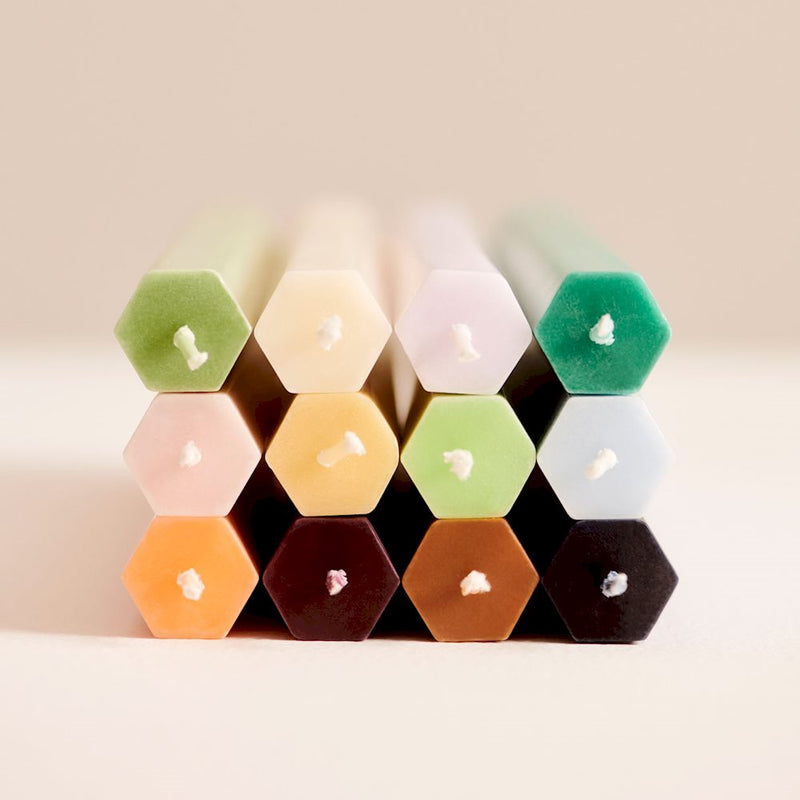 Hay  Candle Hexagon- diverse sets - Oosterlinck