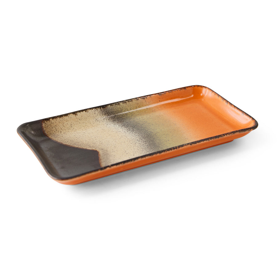 HK Living  70'sceramics Small trays 24hours / set van 2 - Oosterlinck