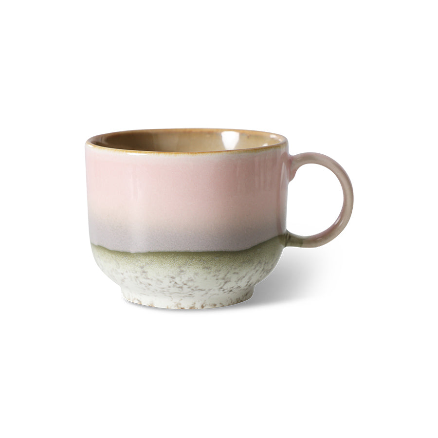 HK Living  70s ceramics Tea cup / grote kop met oor - Oosterlinck Home