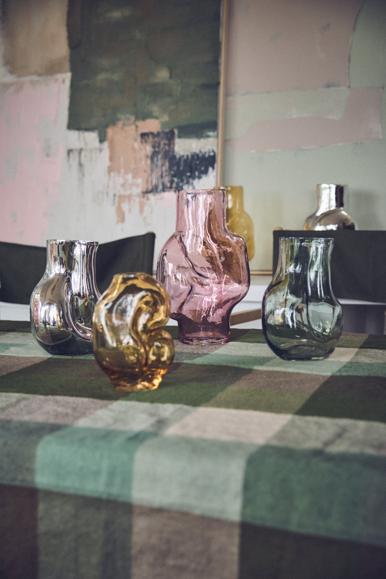 HK Living  Gleam glass small vase - Oosterlinck