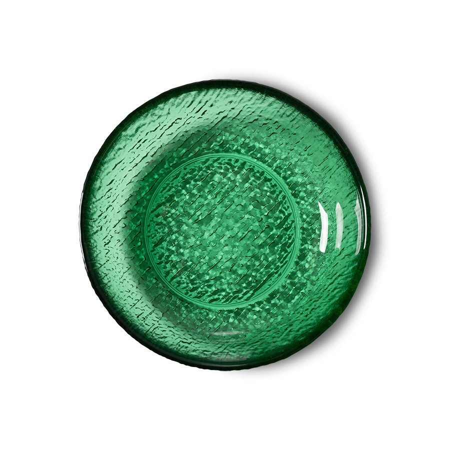 HK Living  The Emeralds: Glass bowls / diepe borden - Oosterlinck