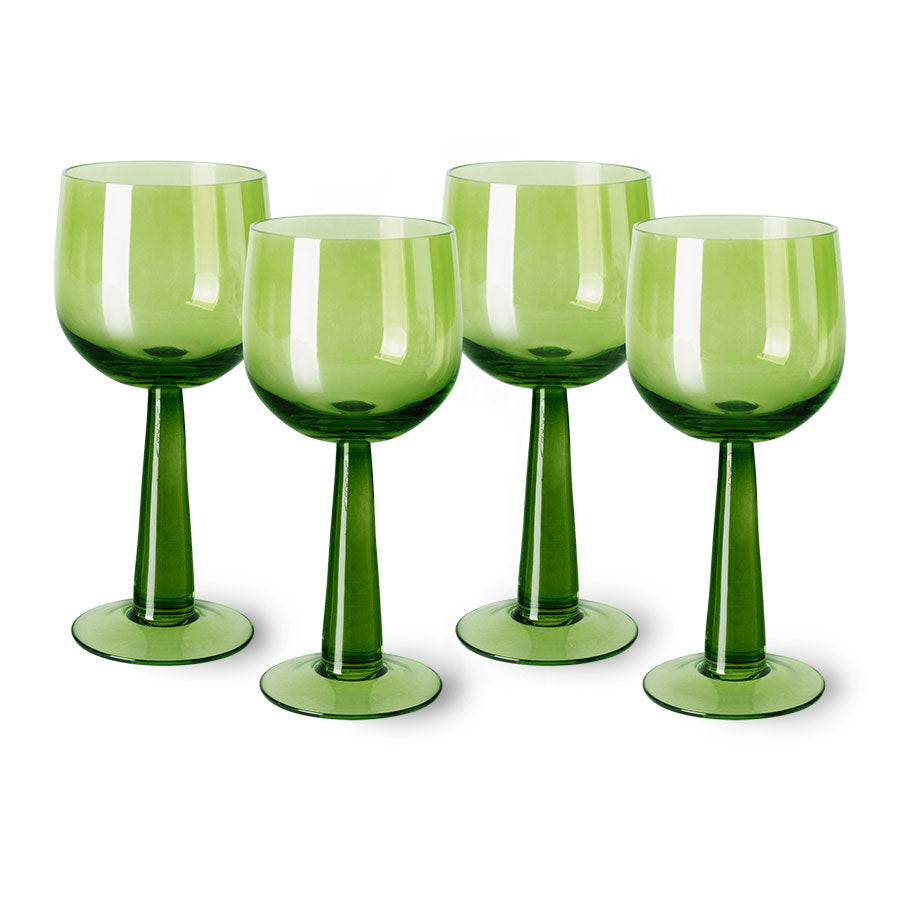 HK Living  The Emeralds: Wine glasses -40% - Oosterlinck Home