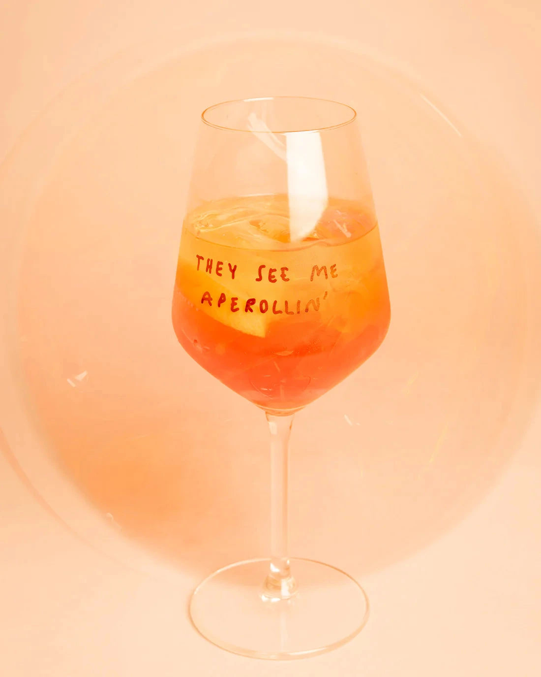 HOLY APEROLY - Glas " They see me aperollin' " - Oosterlinck