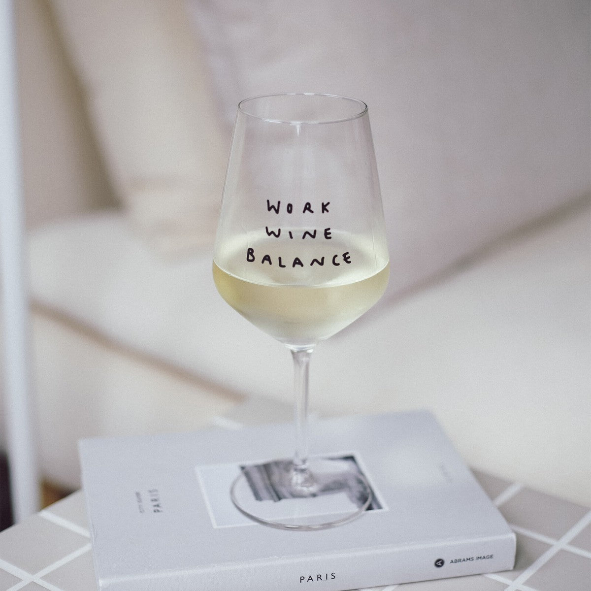 HOLY APEROLY -  Glas "Work wine balance" - Oosterlinck