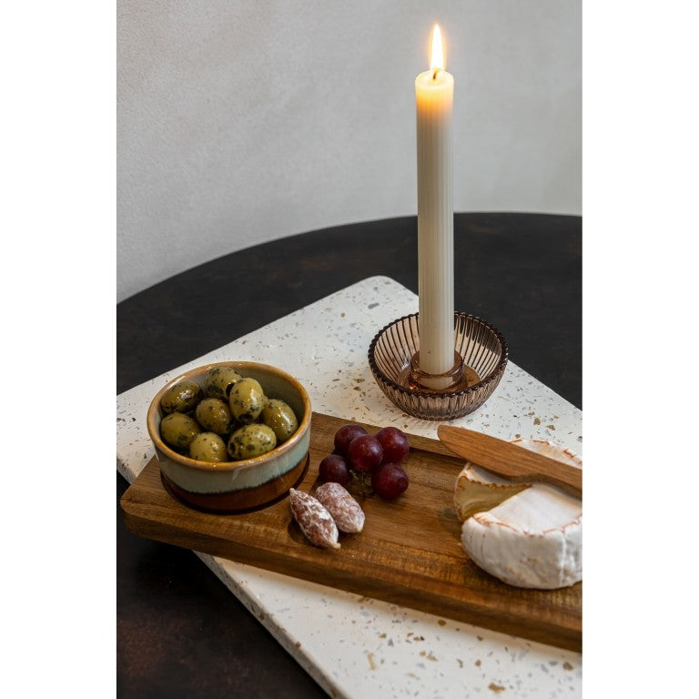 Jens Living  Serveerset rechthoekige plank en potje - Oosterlinck Home