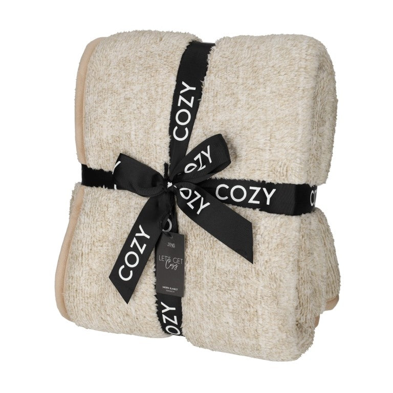 Jens Living  Sherpa plaid in fleece - Oosterlinck Home