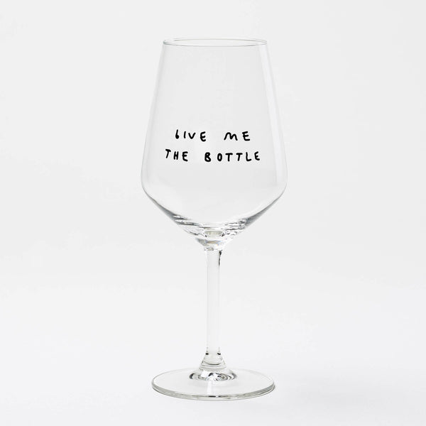 HOLY APEROLY -  Glas "Give me the bottle" - Oosterlinck