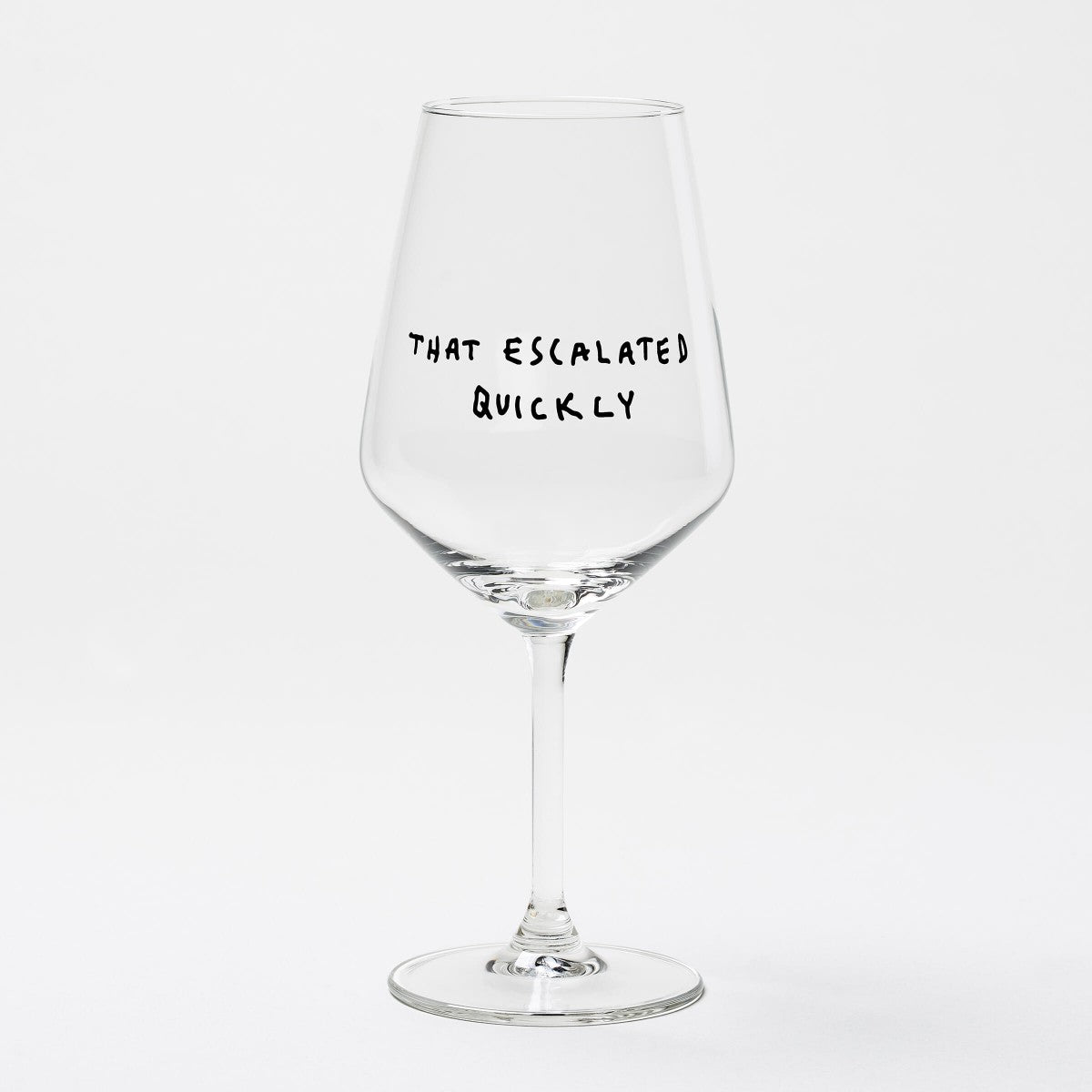 HOLY APEROLY -  Glas "That escalated quickly" - Oosterlinck