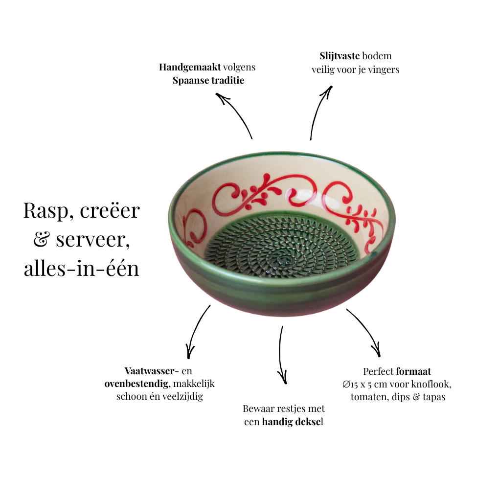 Ráspo  Raspbordje medio / grater plate - Oosterlinck Home