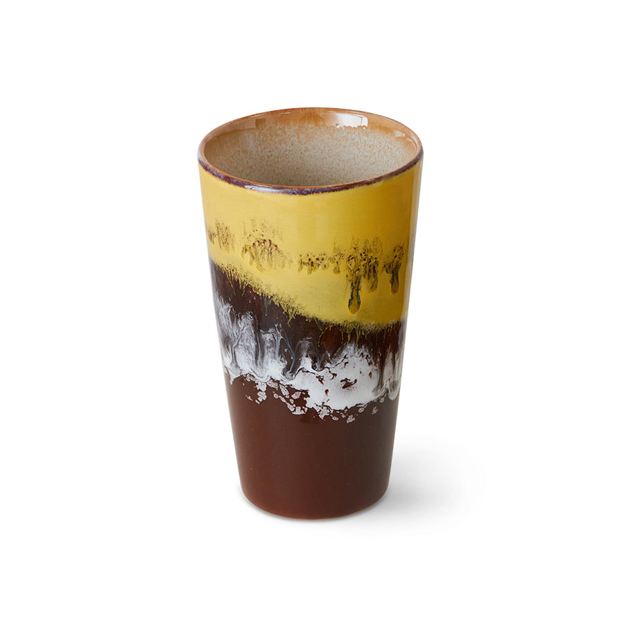 HK Living  70s ceramics latte mug