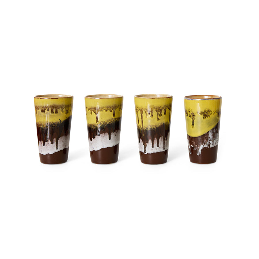 HK Living  70s ceramics latte mug