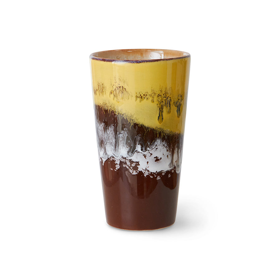HK Living  70s ceramics latte mug