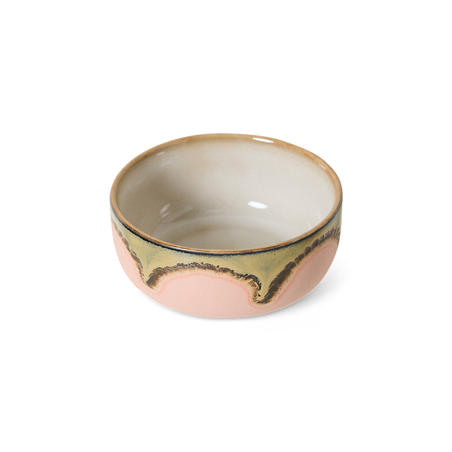 HK Living  70s ceramics Dessert bowl per stuk