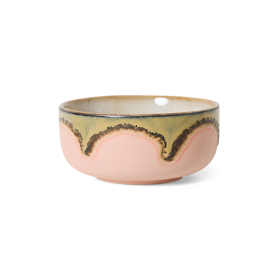 HK Living  70s ceramics Dessert bowl per stuk