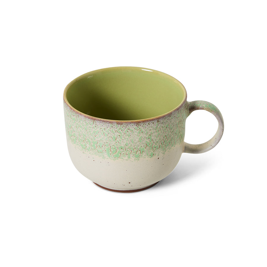 HK Living  70s ceramics Tea cup / grote kop met oor 5+1 GRATIS
