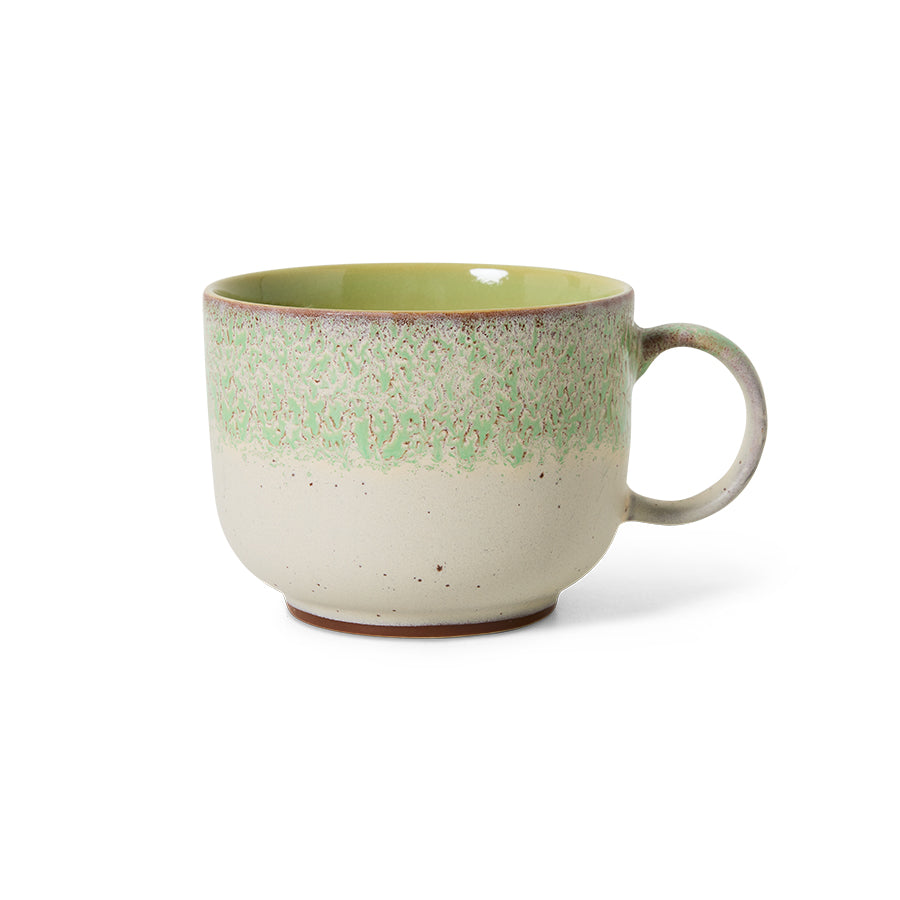 HK Living  70s ceramics Tea cup / grote kop met oor 5+1 GRATIS