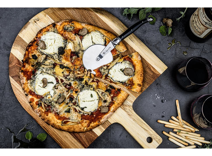 Laguiole Set pizzzaschep met pizzasnijder
