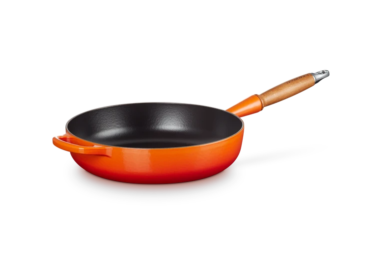 Le Creuset gietijzer sauteerpan 28cm- 3 kleuren - Oosterlinck
