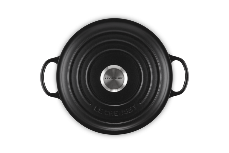 Le Creuset  Marmite zwart conische stoofpot 24cm  -40% - Oosterlinck