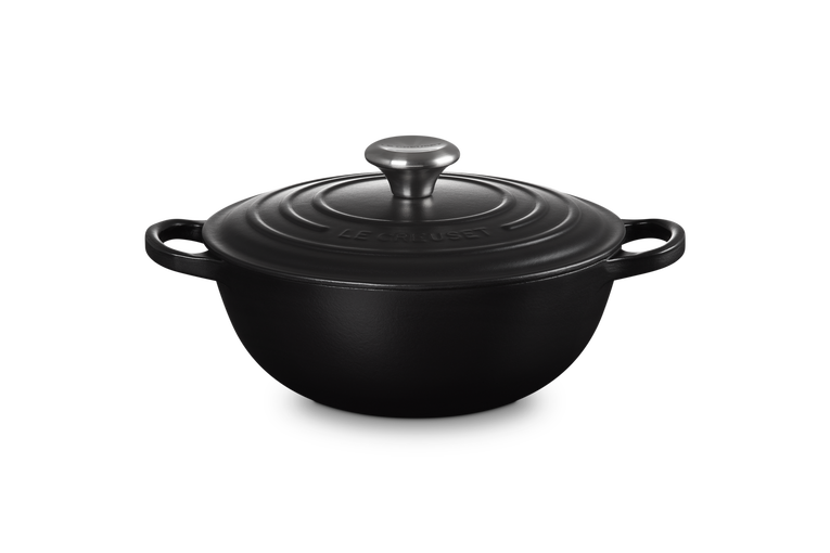 Le Creuset  Marmite zwart conische stoofpot 24cm  -40% - Oosterlinck