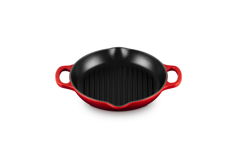 Le Creuset  Ronde diepe gietijzeren grillpan 26cm  -20% - Oosterlinck