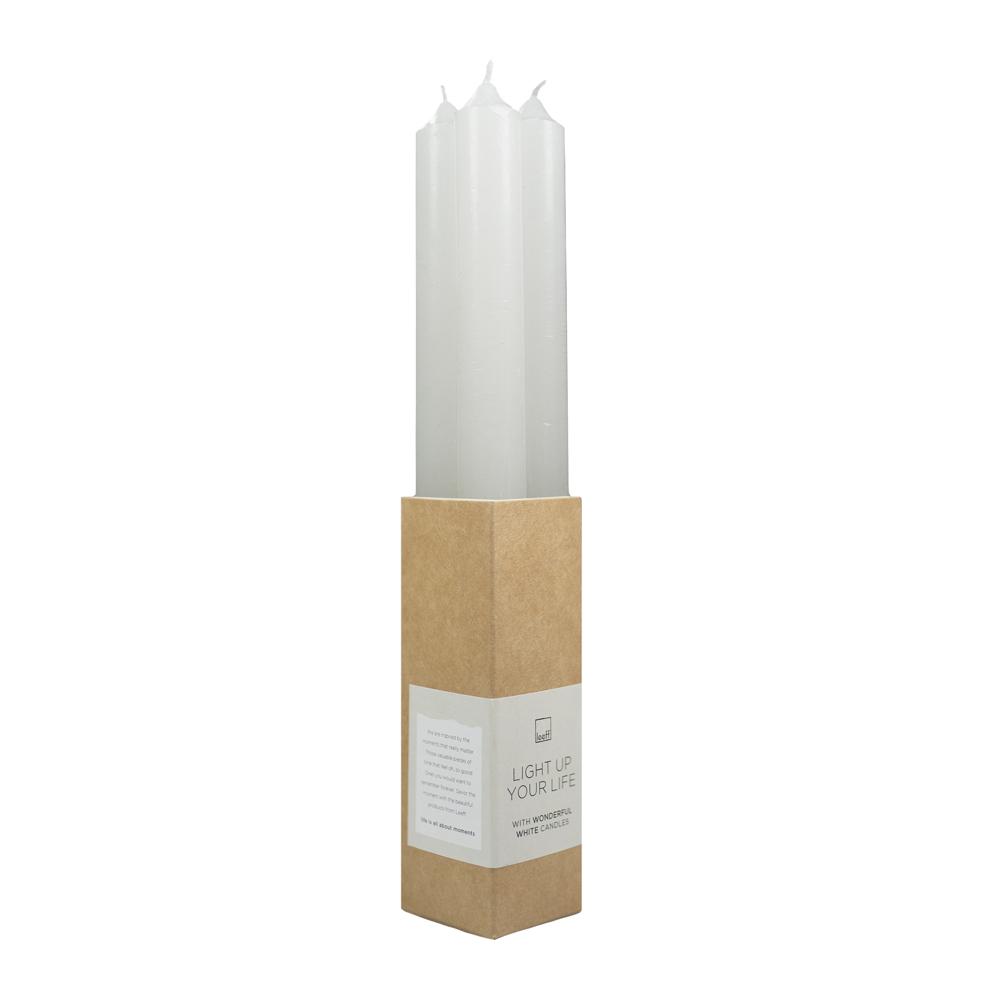 LEEFF - Tafelkaarsen / Dinercandles- set van 4 - verschillende kleuren - Oosterlinck