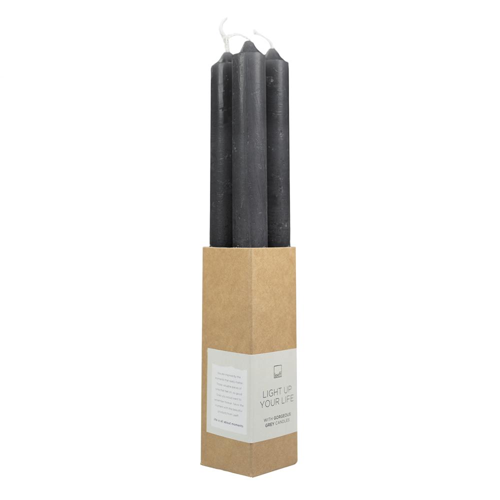 LEEFF - Tafelkaarsen / Dinercandles- set van 4 - verschillende kleuren - Oosterlinck