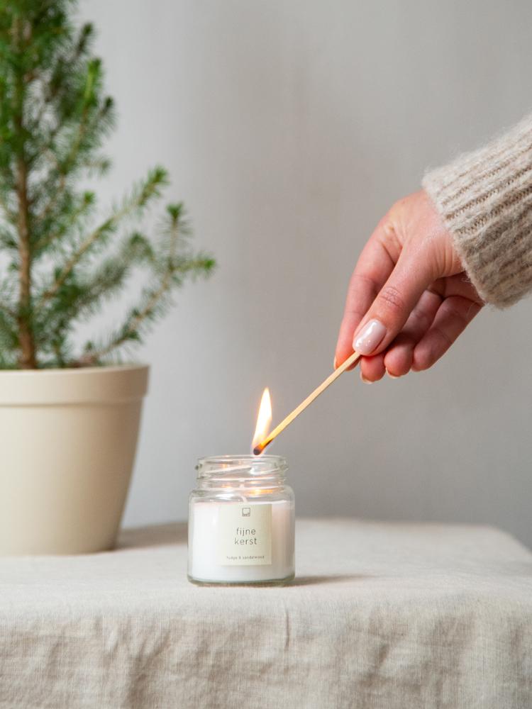 LEEFF  Jar candle small - diverse opschriften - Oosterlinck