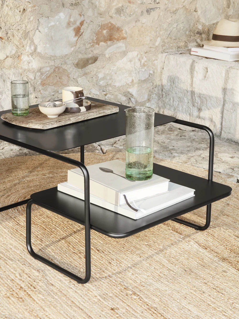 Ferm Living Level salontafel zwart - 70% korting