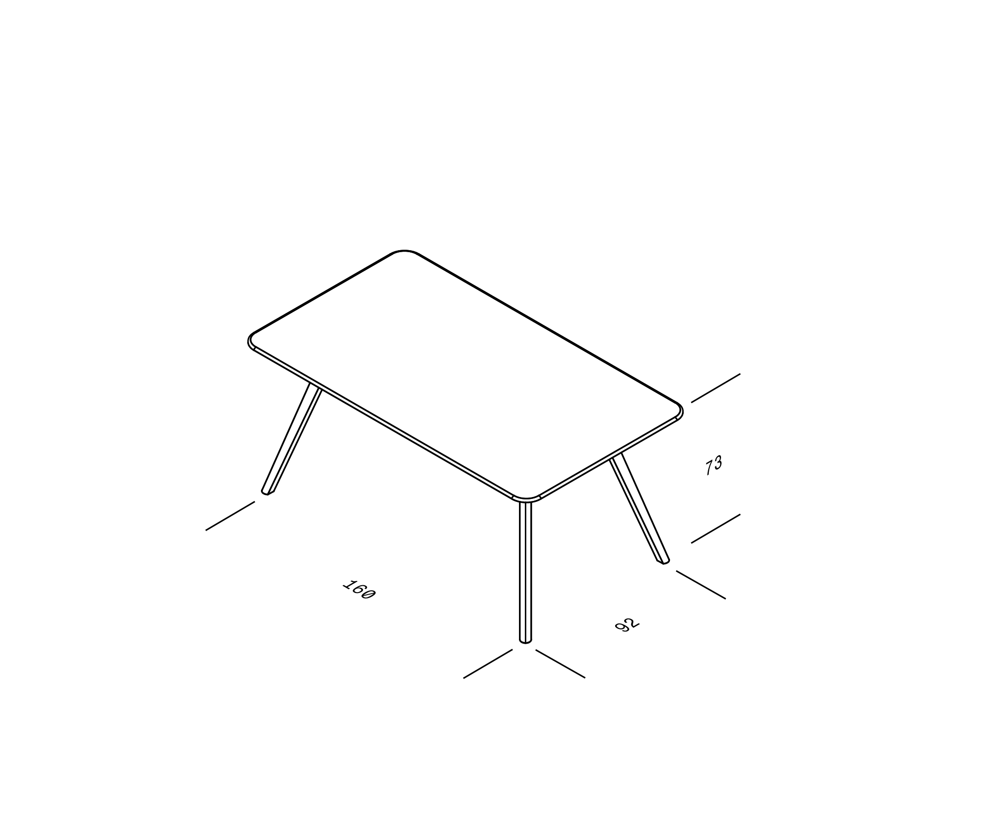 Objekte Unserer Tage  Meyer Table Rechthoekig
