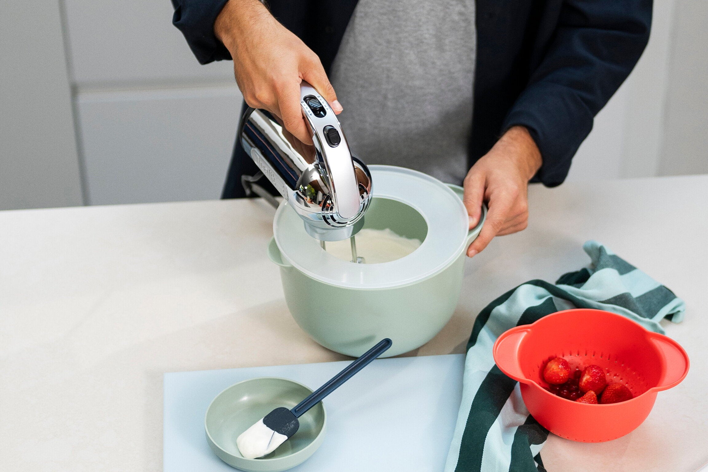 Mepal  Beslagkom met anti-spat deksel - BPA vrij - Oosterlinck Home