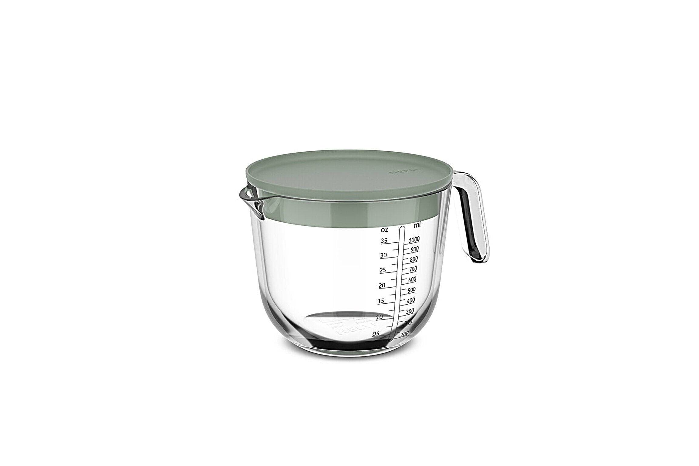 Mepal  Maatbeker glas met deksel 0.5L of 1L Chef it  BPA-vrij - Oosterlinck Home