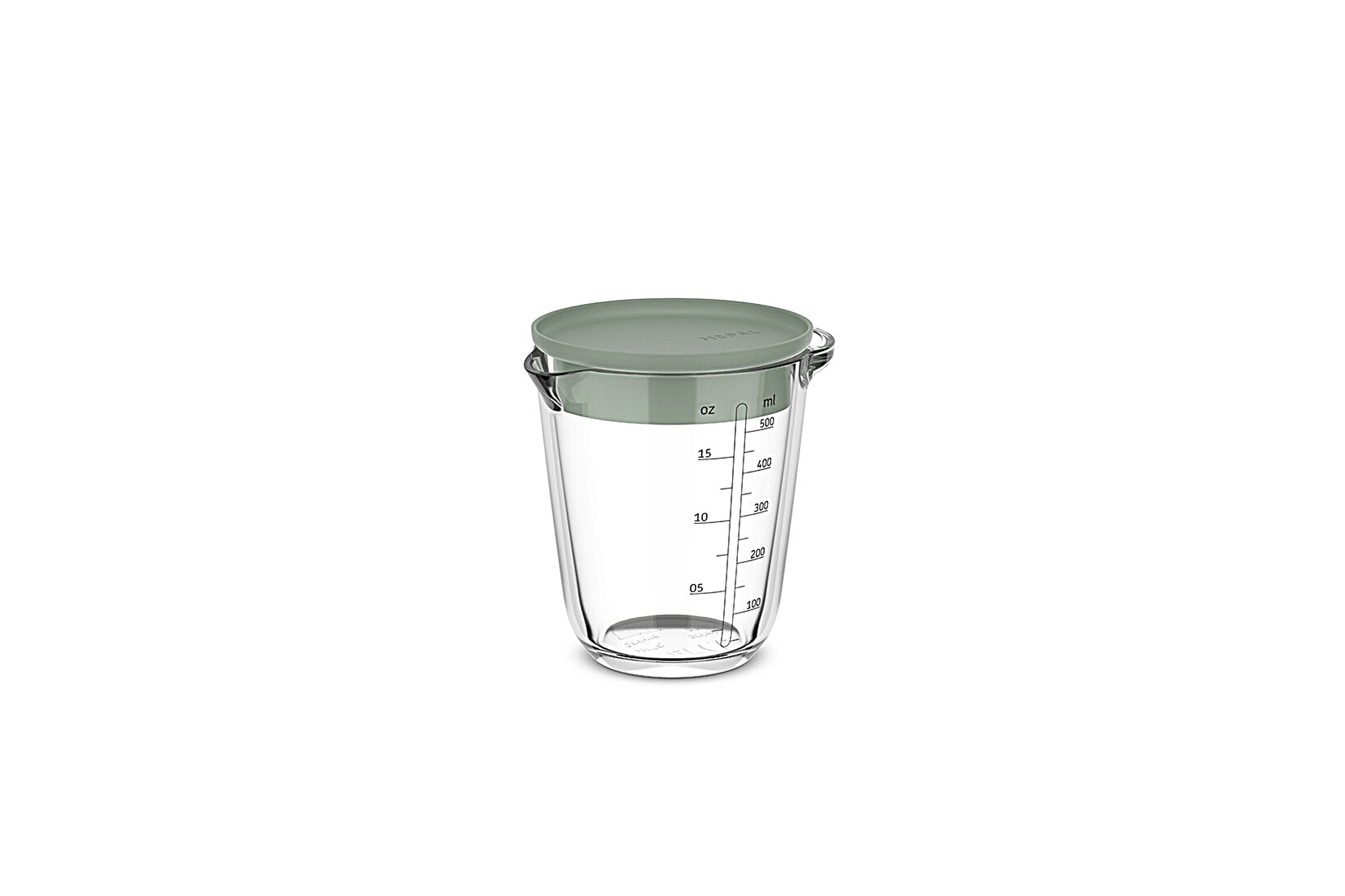 Mepal  Maatbeker glas met deksel 0.5L of 1L Chef it  BPA-vrij - Oosterlinck Home