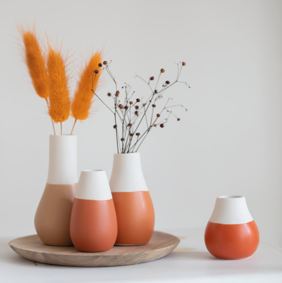 Räder   Vaasjes mini set van 4 - varianten - Oosterlinck Home
