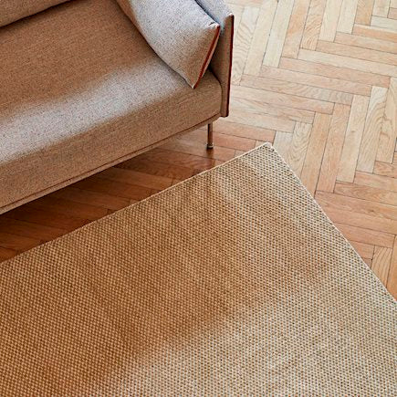 Hay Moire Kelim tapijt  170*240 yellow - 40% korting