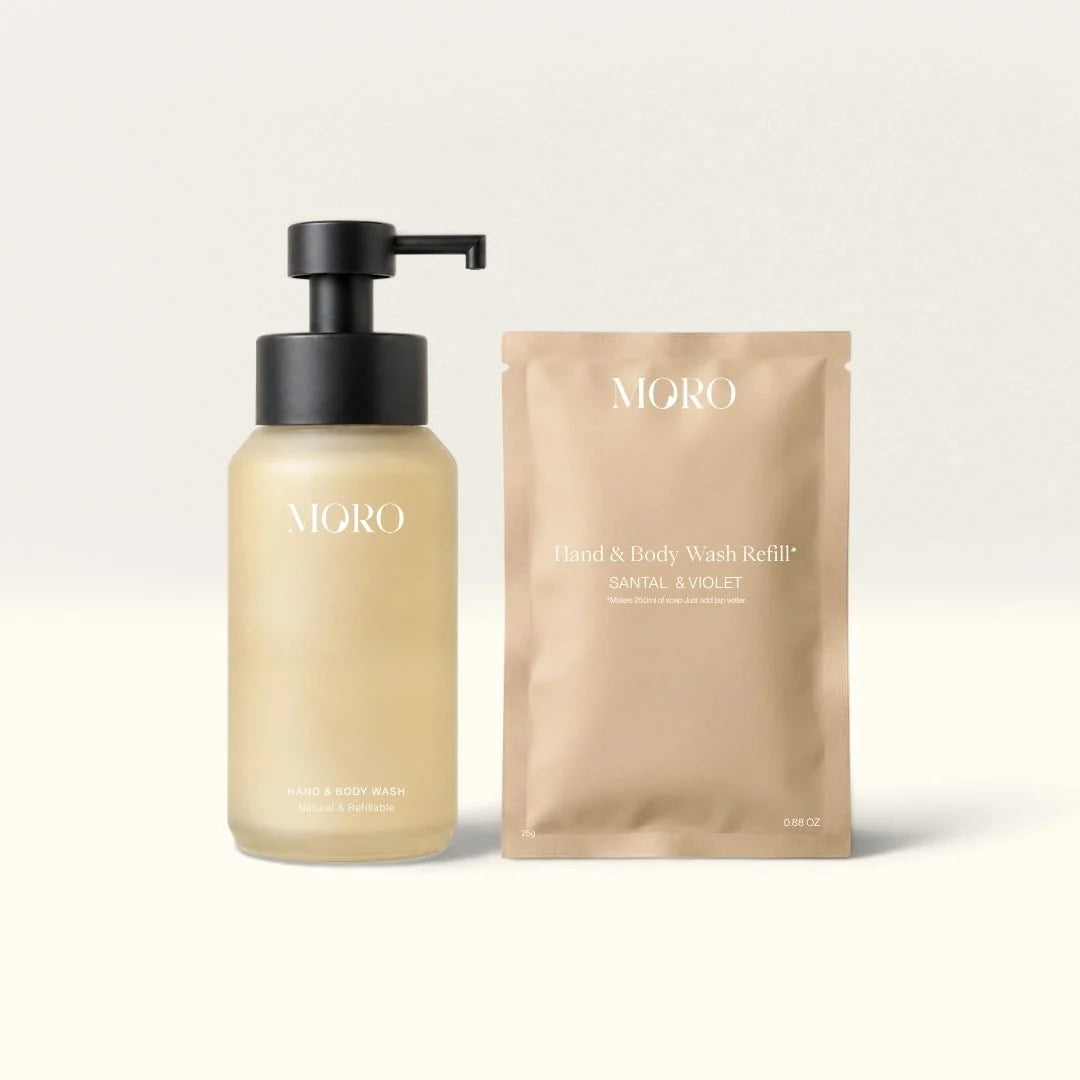 Moro  Hand & Body Wash Starter Kit Santal & Violet