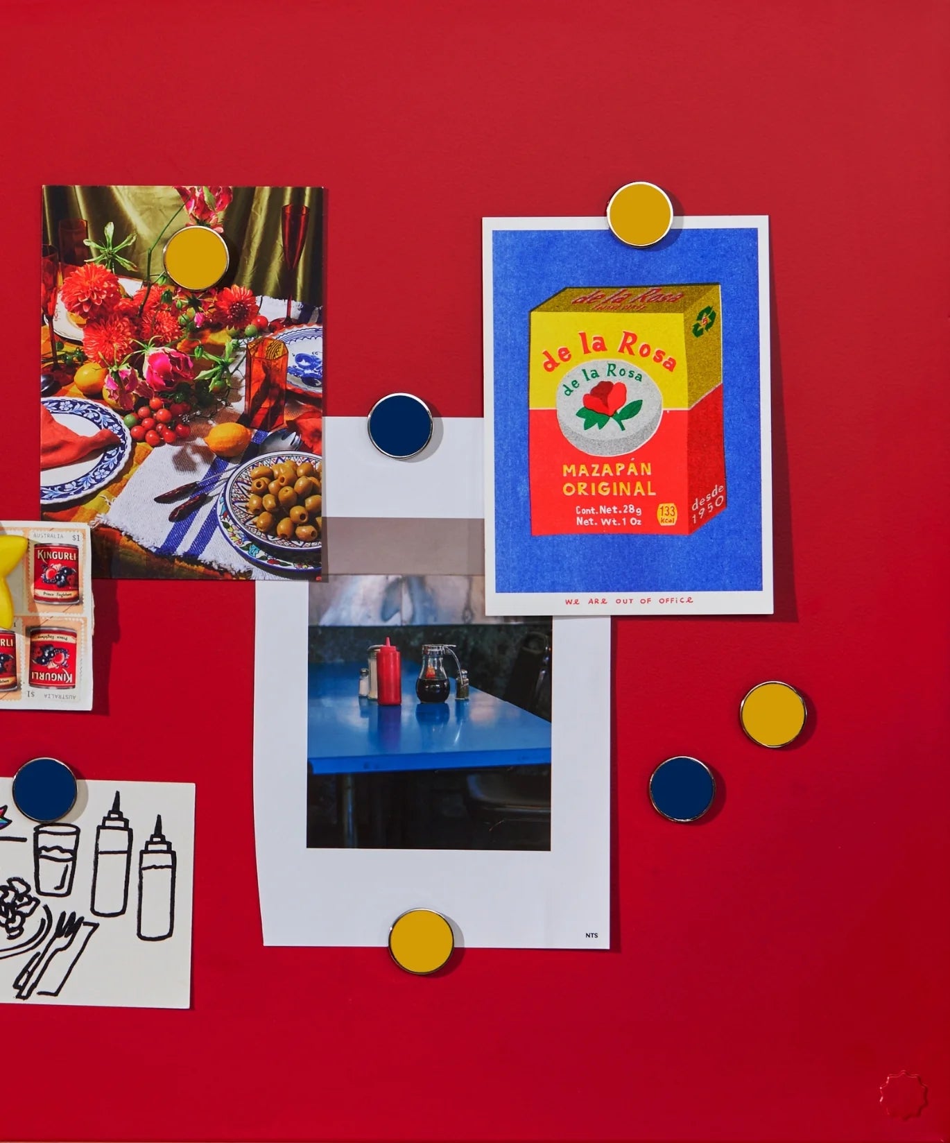 Mustard Made  The Storyboard Mustard - Magnetisch bord - Oosterlinck Home